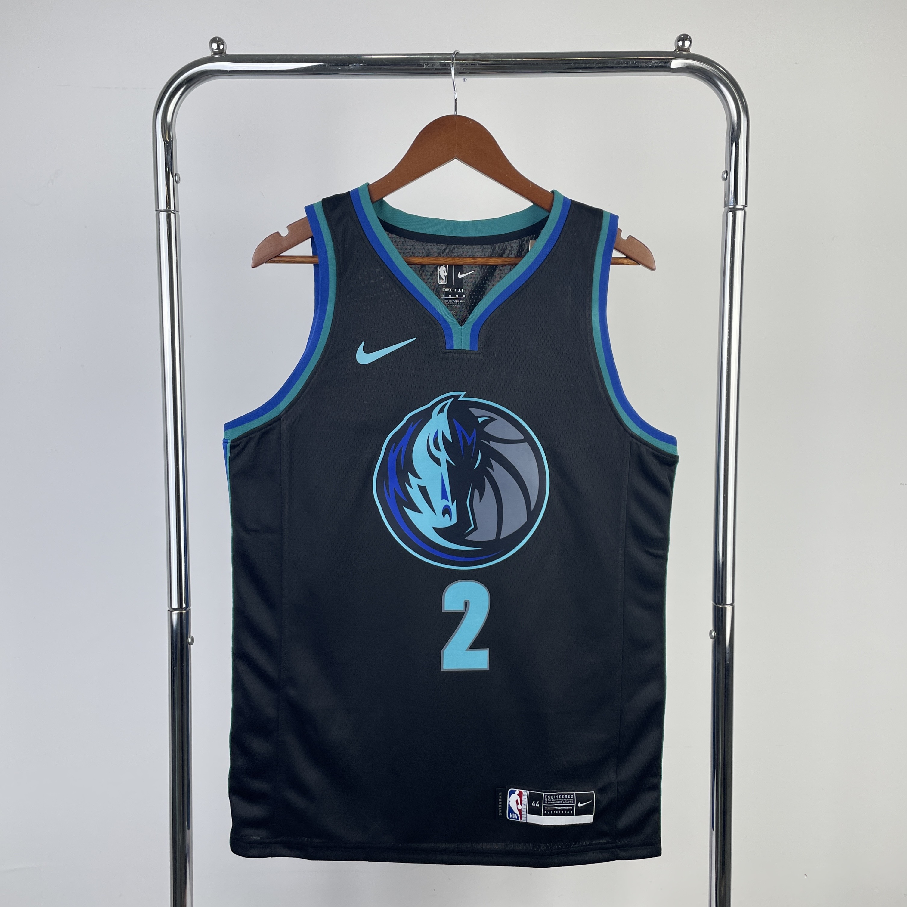 Men Dallas Mavericks #2 Irving Black Season Nike 2024 NBA Jersey->dallas mavericks->NBA Jersey